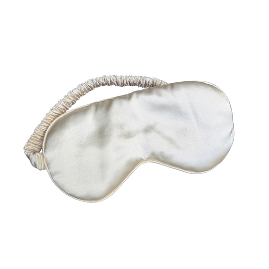 Silk Eye Mask - Cream