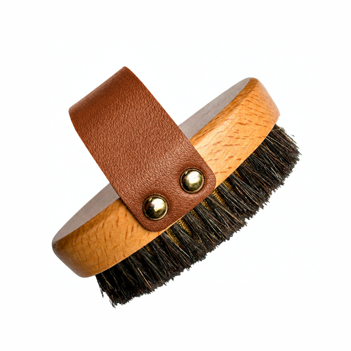 Beechwood body brush, third view