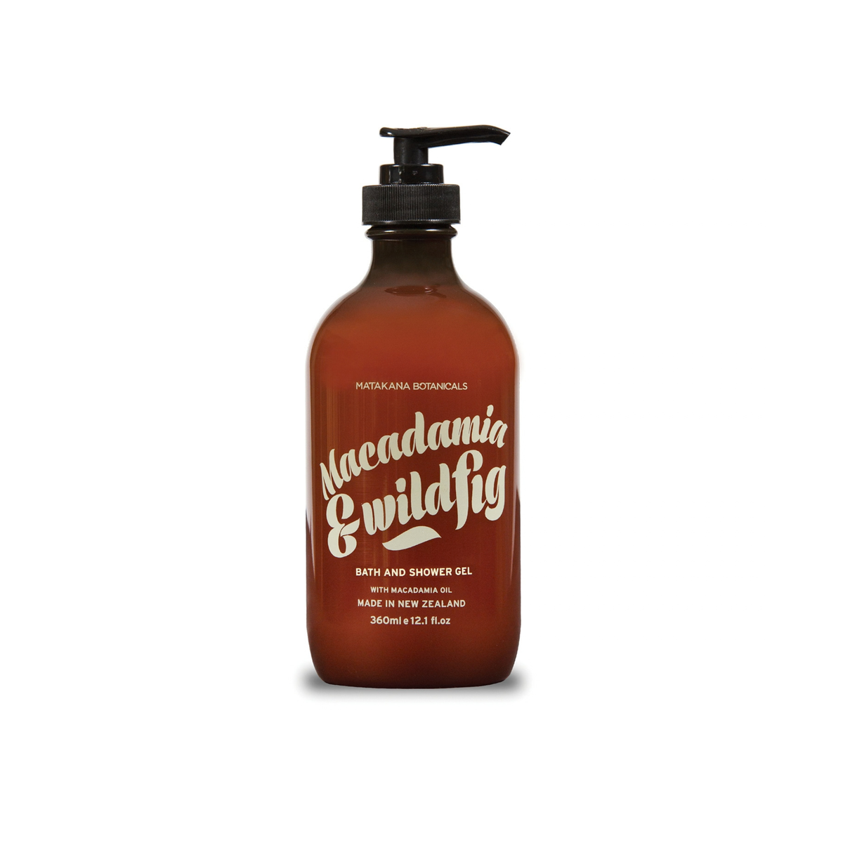 Matakana Botanicals Macadamia & Wild Fig Bath & Shower Gel – 360ml