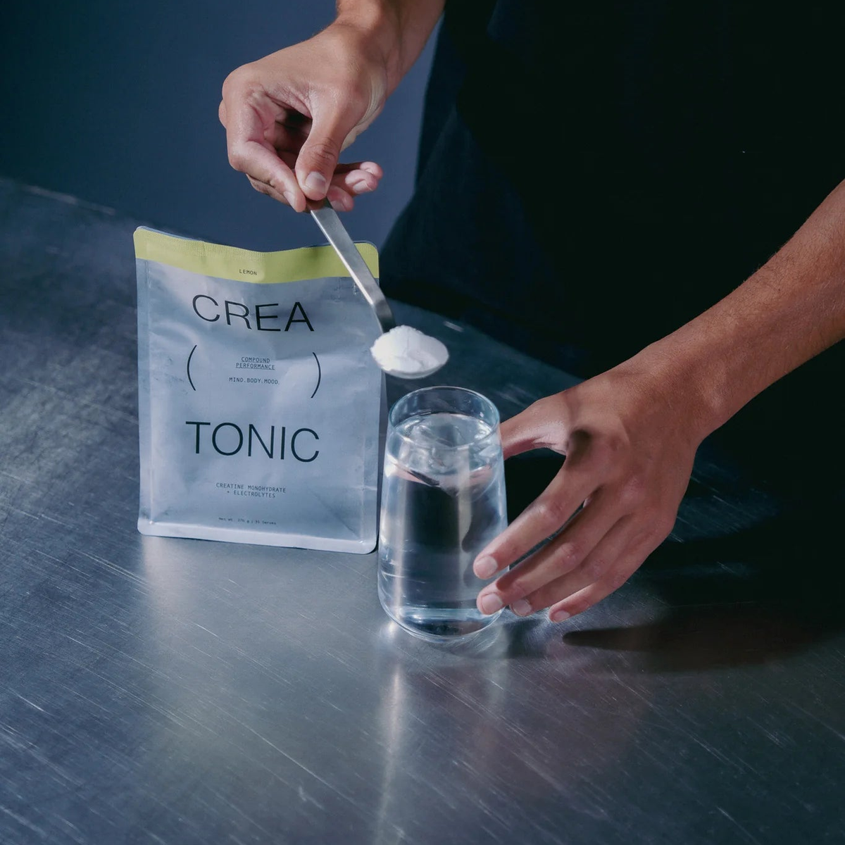 Creatine + Electrolytes 31 serve pouch, third view